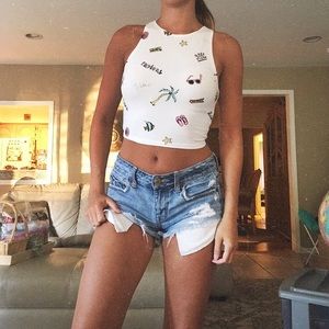 ⭐️ F21 Crop Top ⭐️